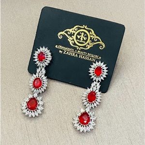 Earrings by Zahra Hassan. NEW